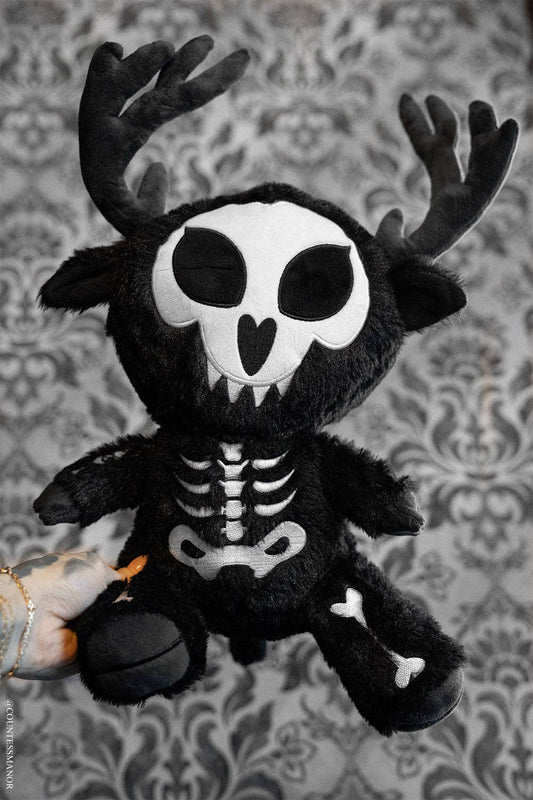 Wendigo Plush Toy Goth Fantasy Horror Stuffed Animals - Gothic & Alternative Gift - Haunted