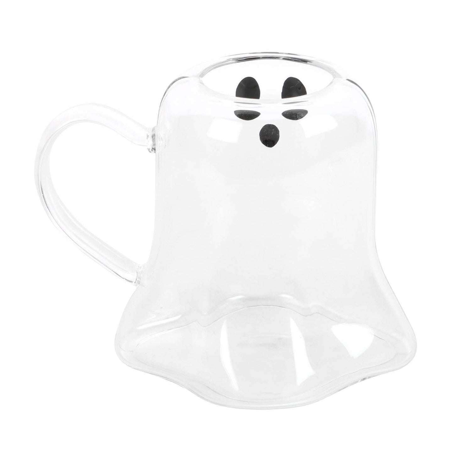 Whimsical Ghost Glass Mug Drinkware - Gothic & Alternative Gift - Haunted