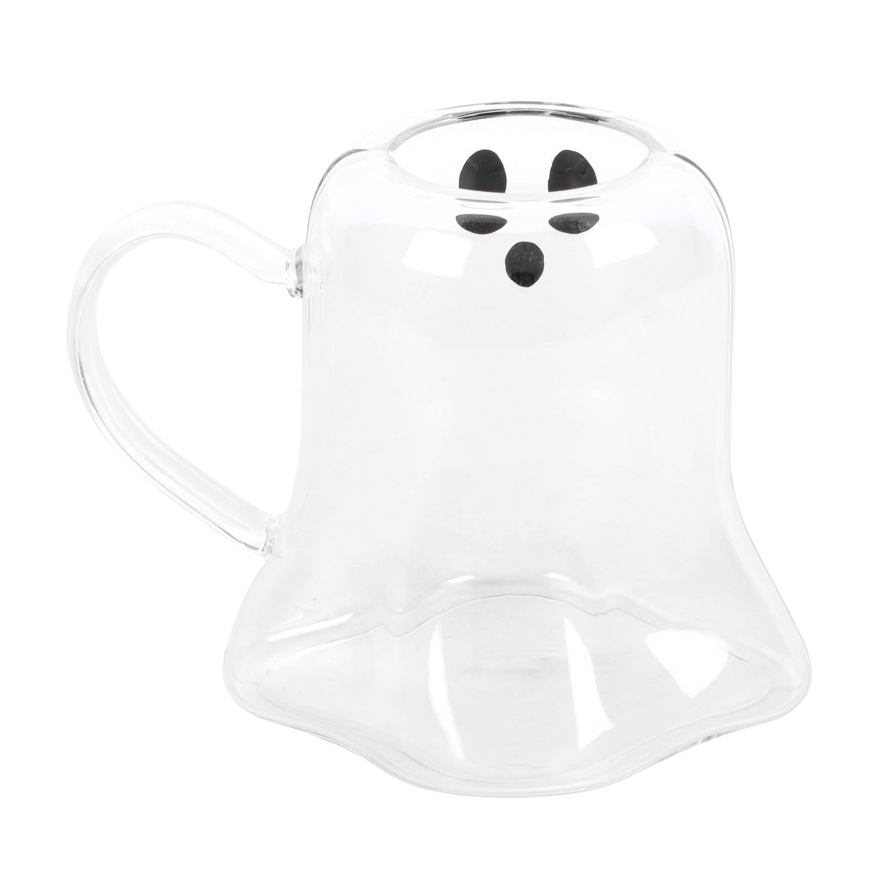 Whimsical Ghost Glass Mug Drinkware - Gothic & Alternative Gift - Haunted