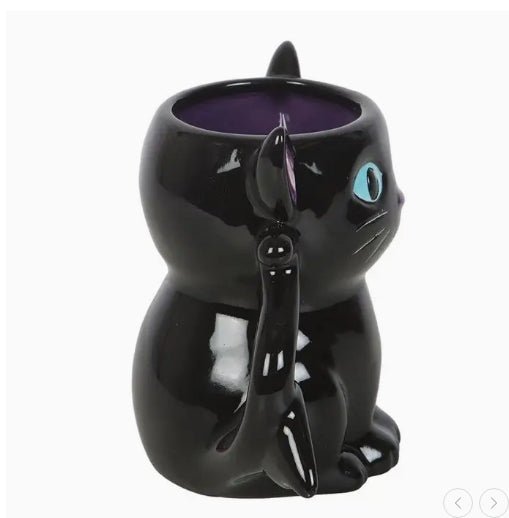 Whimsigoth Purple Bat Coffee Mug Drinkware - Gothic & Alternative Gift - Haunted