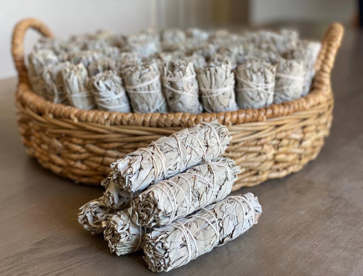 White Sage Smudge Sticks Witch Supplies - Gothic & Alternative Gift - Haunted
