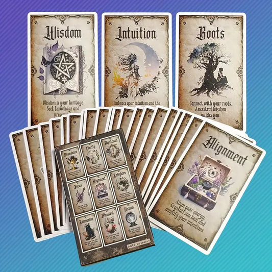 Wise Witch Oracle Cards Metaphysical - Gothic & Alternative Gift - Haunted