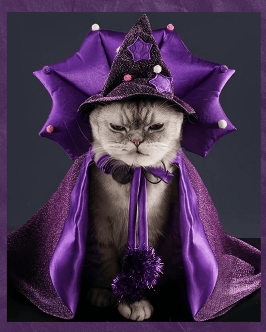 Witch Cat Pet Costume Costumes - Gothic & Alternative Gift - Haunted