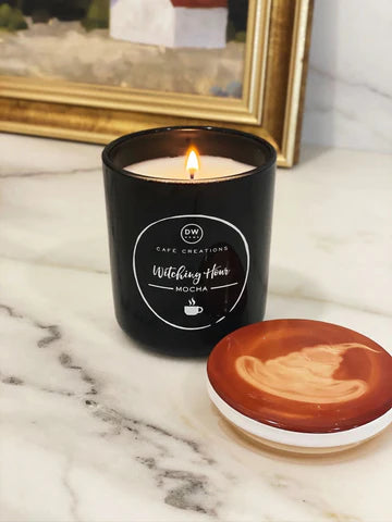 Witching Hour Mocha - Glass Candle