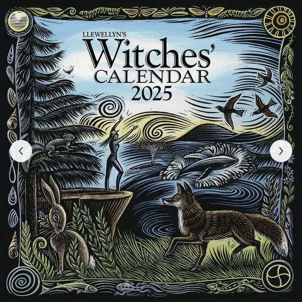 Witch's Calendar 2025 Home Decor - Gothic & Alternative Gift - Haunted