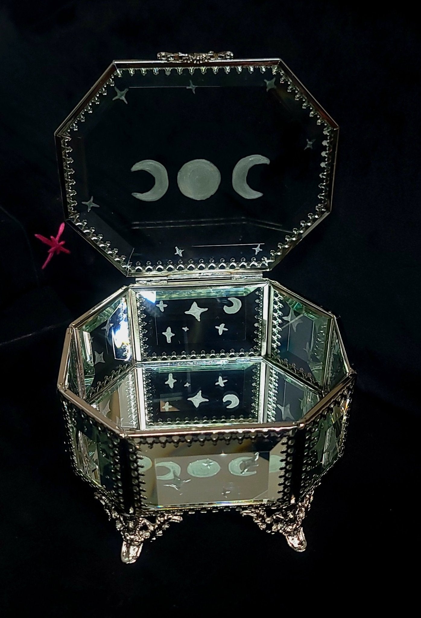 Witch's Glass trinket and jewelry box Witch Supplies - Gothic & Alternative Gift - Haunted