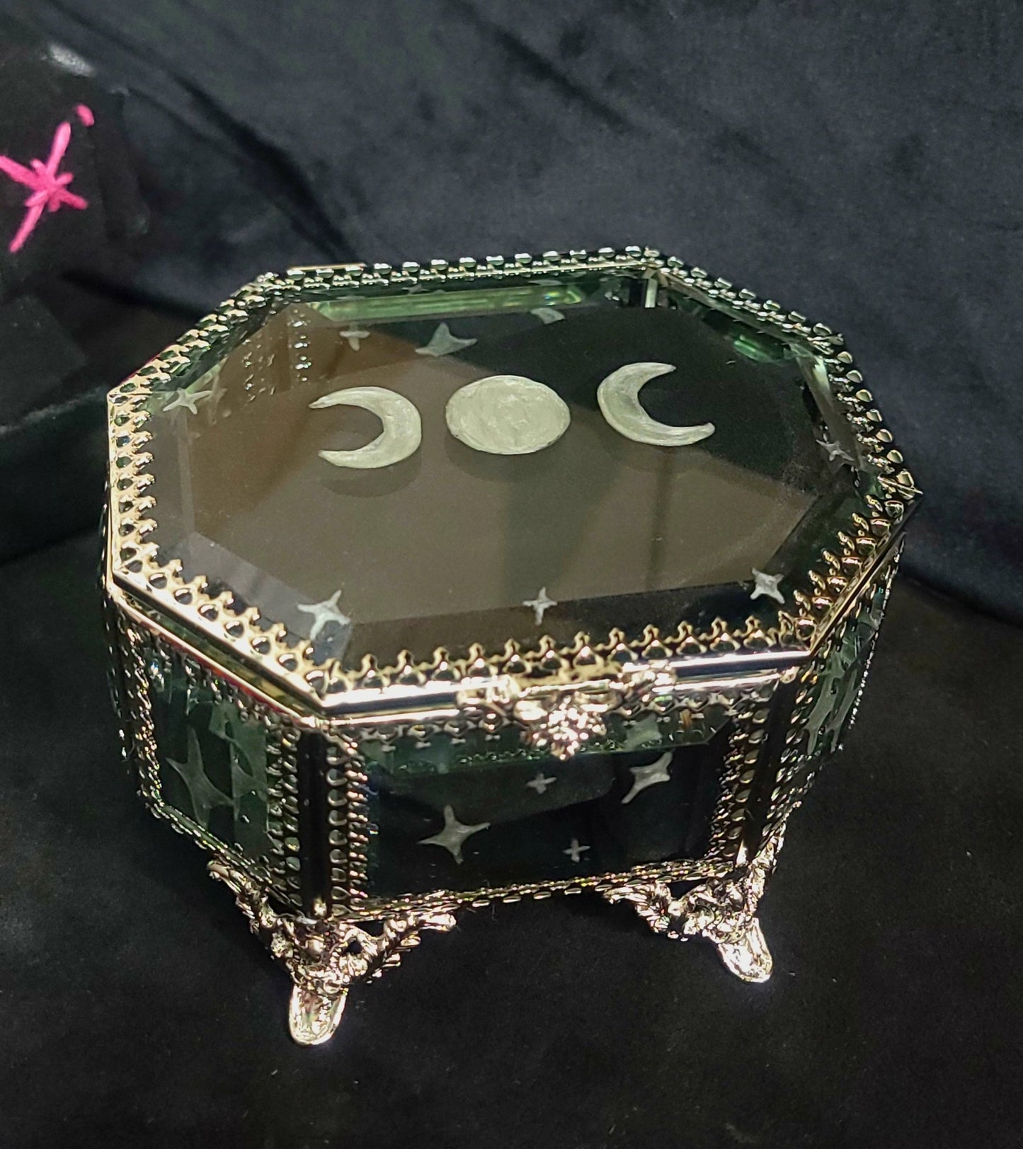Witch's Glass trinket and jewelry box Witch Supplies - Gothic & Alternative Gift - Haunted