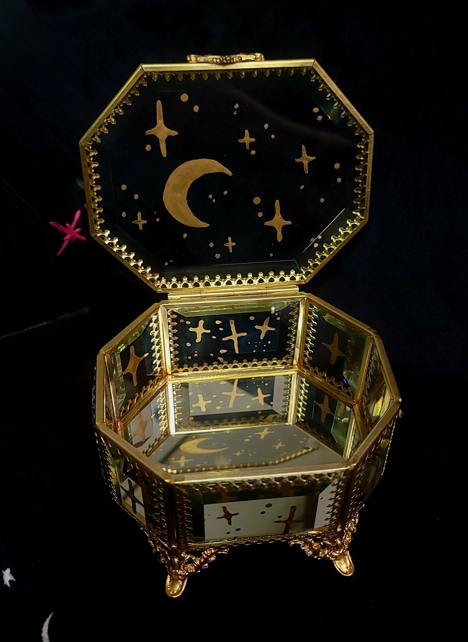 Witch's Glass trinket and jewelry box Witch Supplies - Gothic & Alternative Gift - Haunted