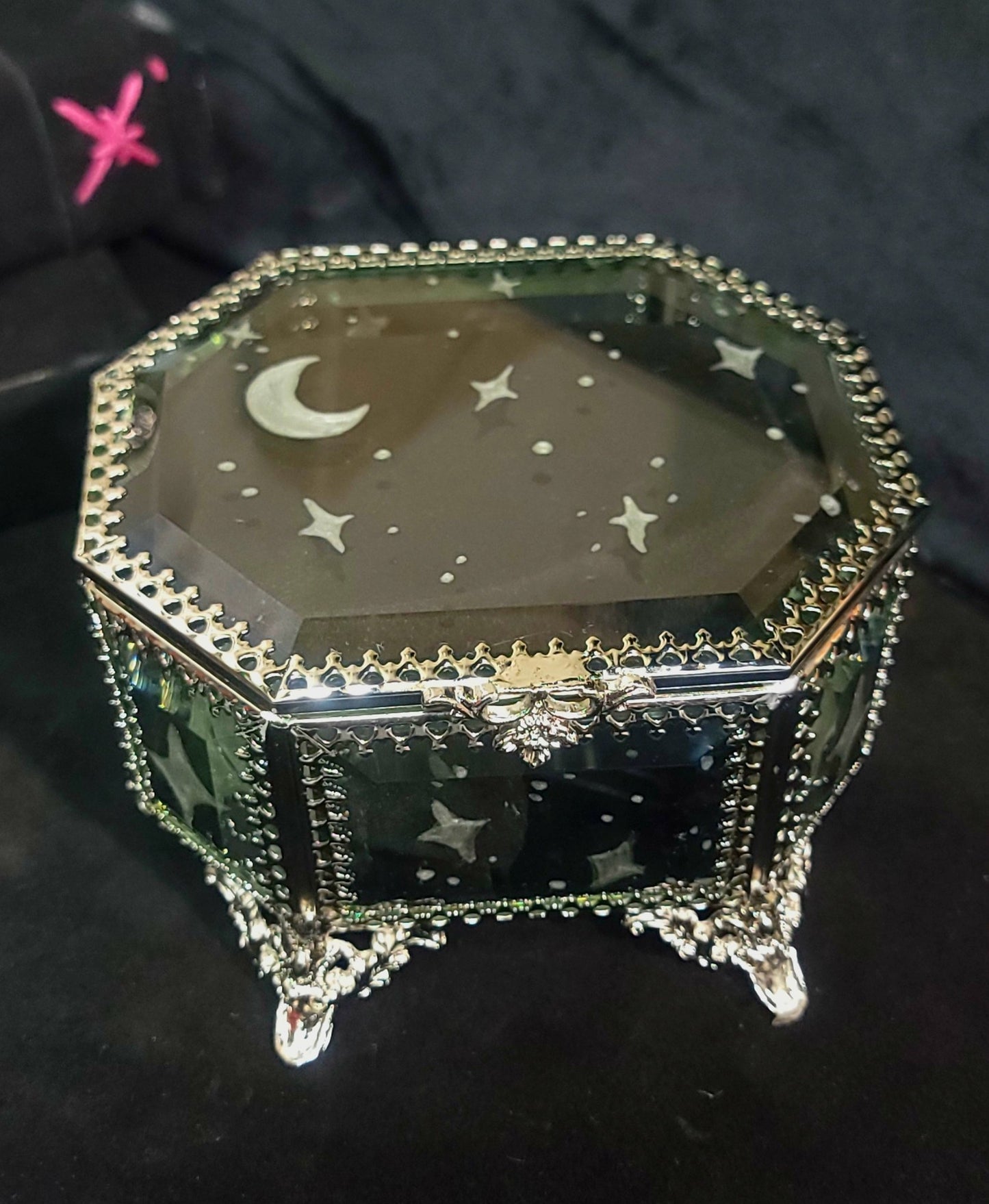 Witch's Glass trinket and jewelry box Witch Supplies - Gothic & Alternative Gift - Haunted