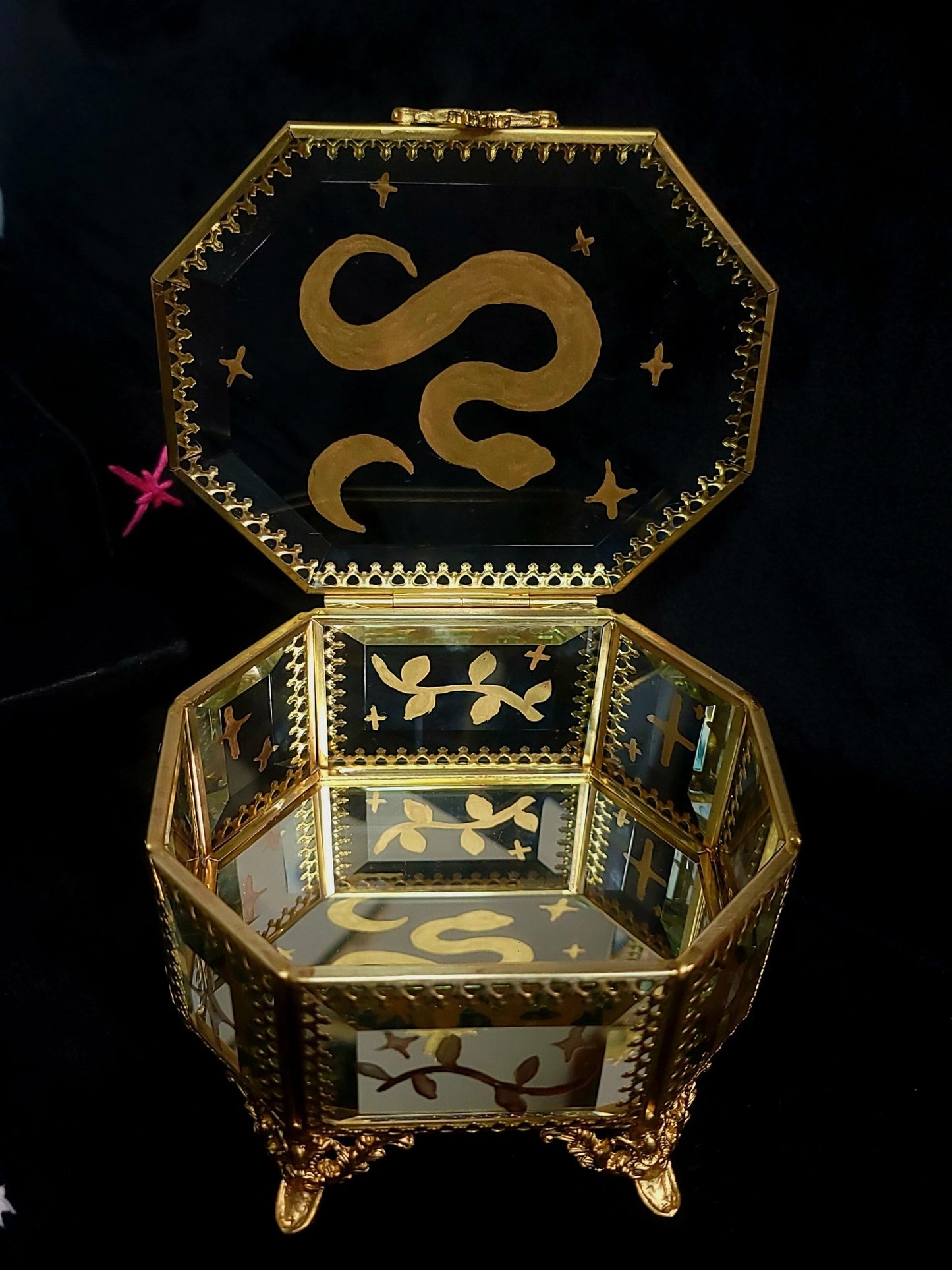 Witch's Glass trinket and jewelry box Witch Supplies - Gothic & Alternative Gift - Haunted
