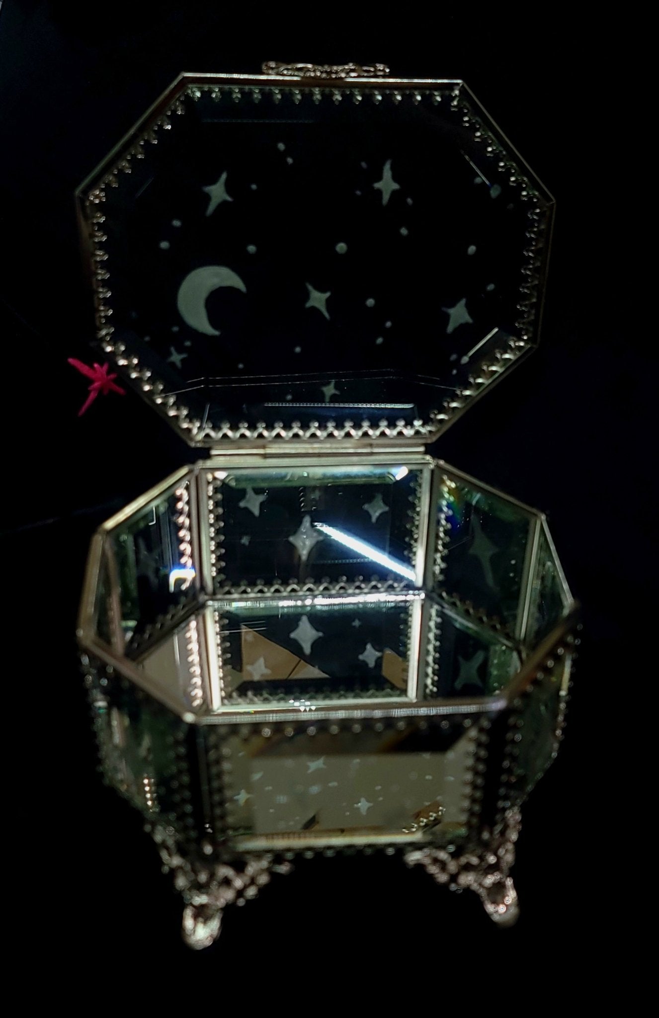 Witch's Glass trinket and jewelry box Witch Supplies - Gothic & Alternative Gift - Haunted