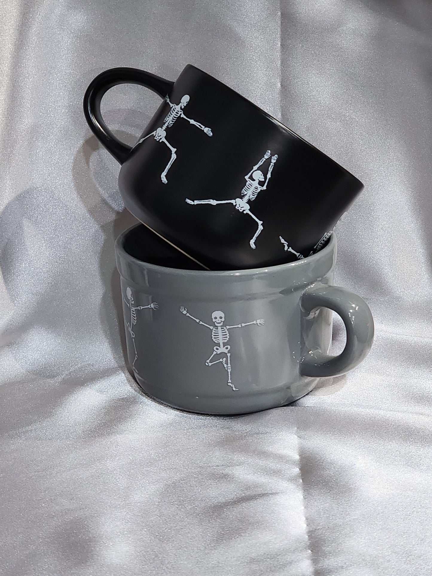 Yoga Skeletons Coffee Mug Drinkware - Gothic & Alternative Gift - Haunted