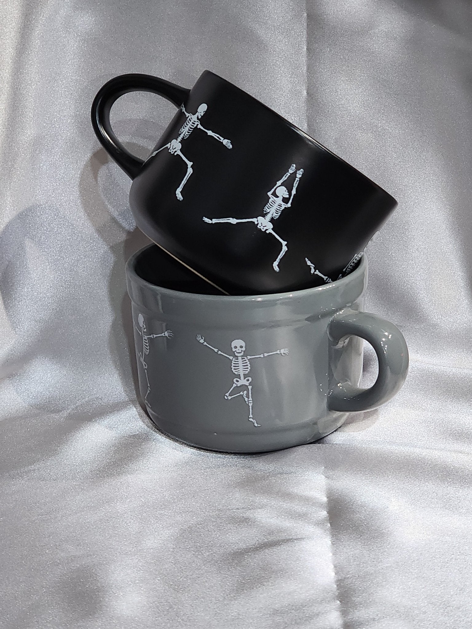 Yoga Skeletons Coffee Mug Drinkware - Gothic & Alternative Gift - Haunted