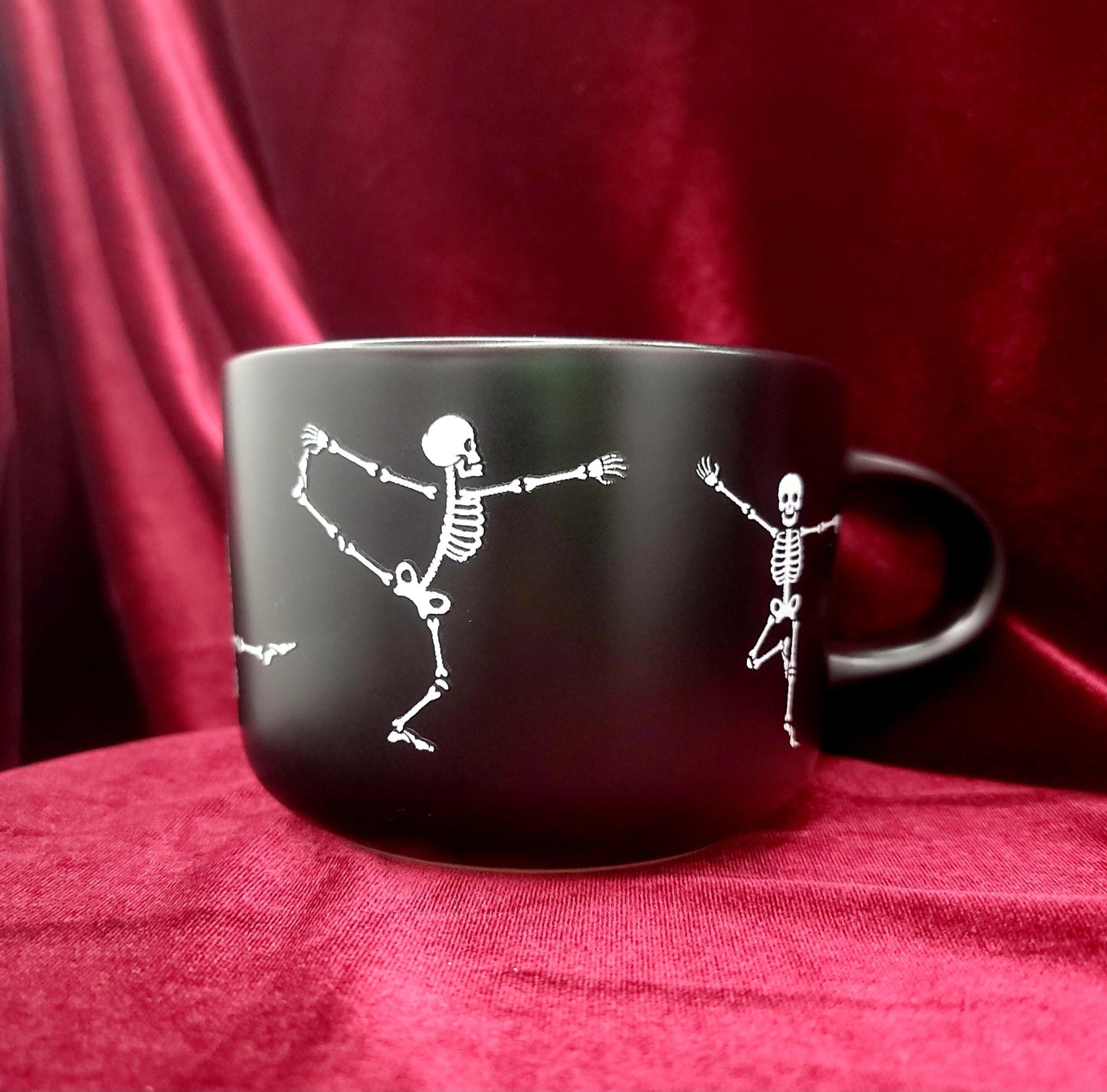 Yoga Skeletons Coffee Mug Drinkware - Gothic & Alternative Gift - Haunted