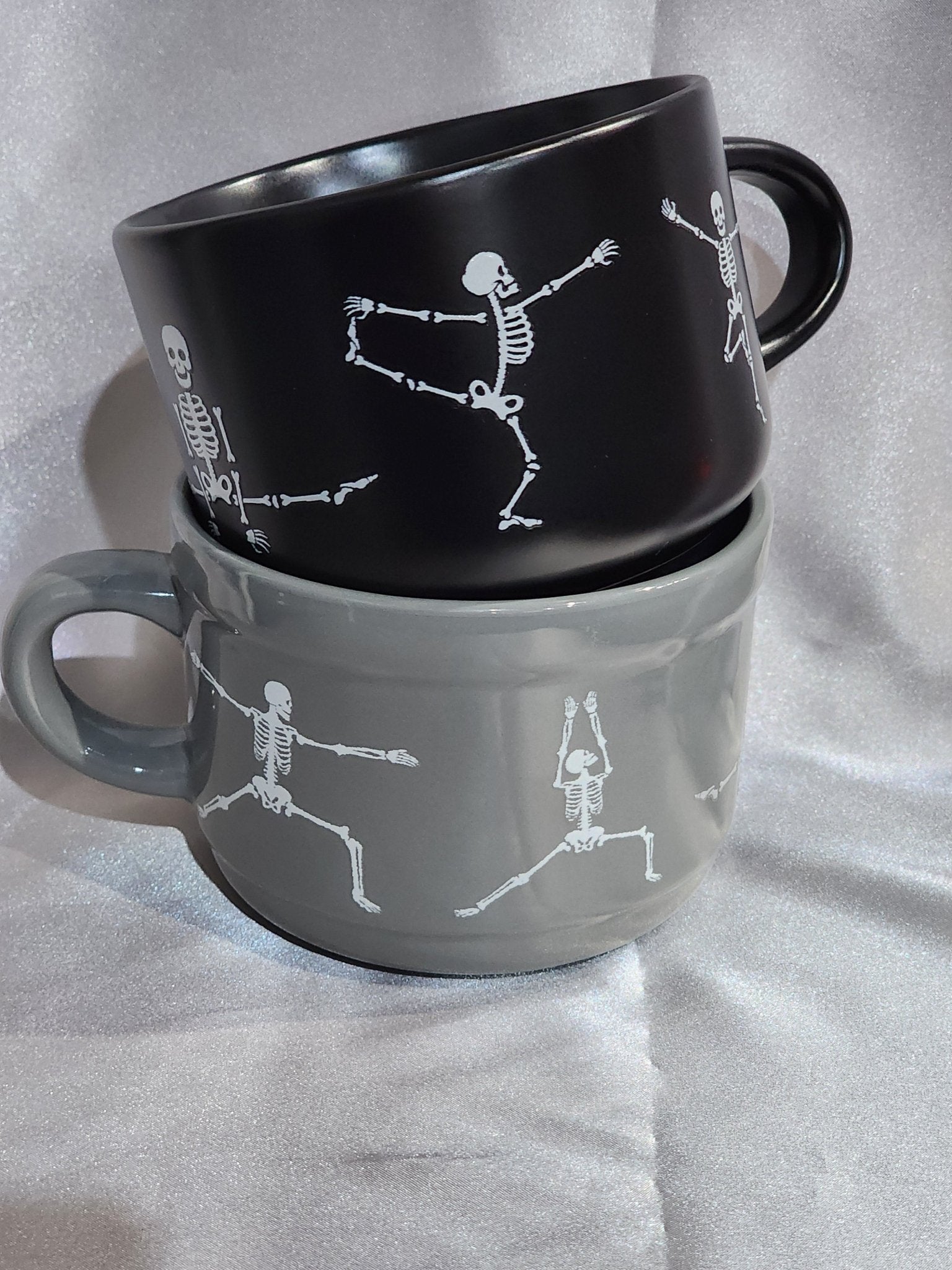 Yoga Skeletons Coffee Mug Drinkware - Gothic & Alternative Gift - Haunted