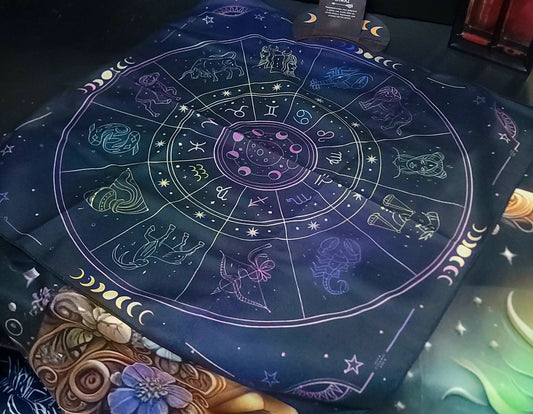 Zodiac Altar cloth Spiritual - Gothic & Alternative Gift - Haunted