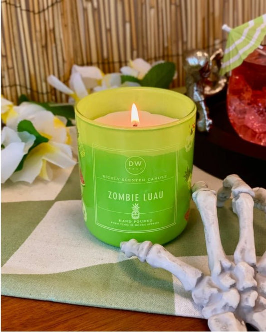 Zombie Luau Halloween Candle Summerween Candles - Gothic & Alternative Gift - Haunted